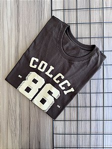 T-SHIRT COLCCI 86 - MARROM EXPRESSO