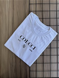 T-SHIRT COLCCI EST 1986 - BRANCO