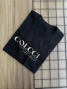 T-SHIRT COLCCI AUTHENTIC C/FOIL - PRETO