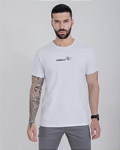 CAMISETA MASCULINA COLCCI ALTO RELEVO - BRANCO