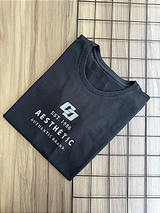 T-SHIRT COLCCI AESTHETIC (CINZA) - PRETO