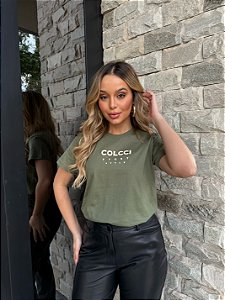 T-SHIRT COLCCI SPORT STYLE - FOLHA SECA