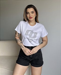 T-SHIRT COLCCI I AM ALWAYS - BRANCO