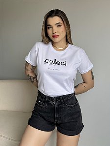 T-SHIRT COLCCI NOT TOO BASIC LINE - BRANCO