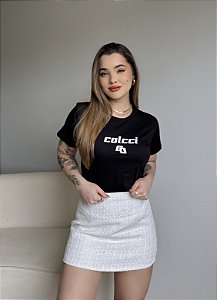 T-SHIRT COLCCI LOGO - PRETO