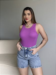 REGATA CANELADA - ROXO