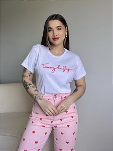 T-SHIRT TOMMY HILFIGER PUFF - BRANCO