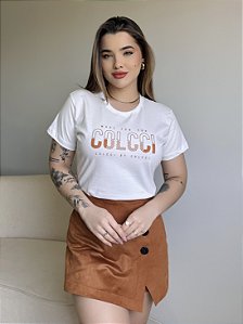 T-SHIRT COLCCI MADE FOR METALIZADO - OFF WHITE