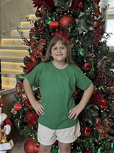 T-SHIRT INFANTIL LISA - VERDE BANDEIRA