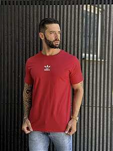 CAMISETA MASCULINA ADIDAS - VERMELHO