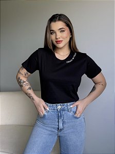 T-SHIRT COLCCI BY COLCCI (BRANCO) - PRETO