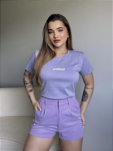 T-SHIRT COLCCI - LILAS
