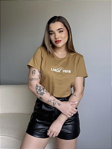 T-SHIRT LANÇA PRFM LP - MADEIRA