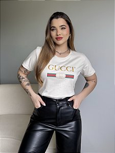T-SHIRT GUCCI - BEGE NATURAL