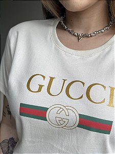 T-SHIRT GUCCI - BEGE NATURAL