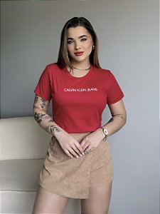 T-SHIRT CALVIN KLEIN JEANS - VERMELHO