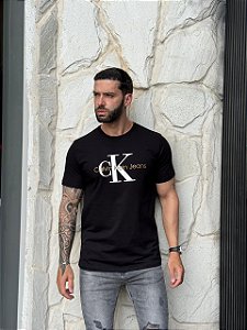 CAMISETA MASCULINA CALVIN KLEIN JEANS - PRETO