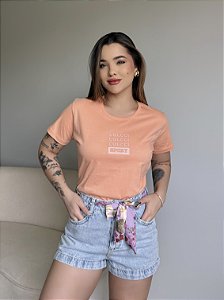 T-SHIRT COLCCI SPORT C/GLITTER - NECTAR