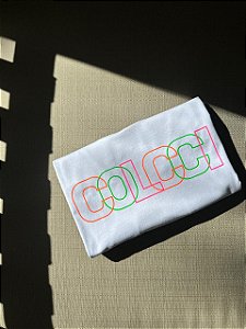 T-SHIRT COLCCI COLORS - BRANCO
