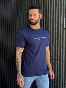 CAMISETA MASCULINA TOMMY HILFIGER - AZUL MARINHO