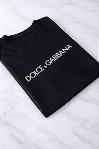 T-SHIRT DOLCE E GABBANA - PRETO
