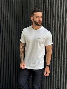 CAMISETA MASCULINA BOSS - OFF WHITE