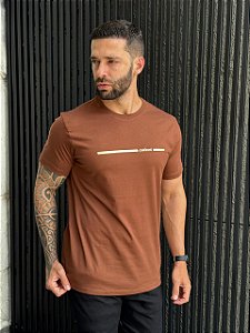 CAMISETA MASCULINA COLCCI - MARROM
