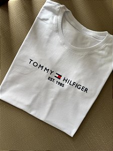 T-SHIRT TOMMY HILFIGER ALTO RELEVO - BRANCO