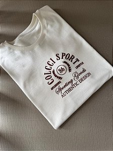 T-SHIRT COLCCI SPORT 86 - BEGE NATURAL