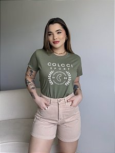 T-SHIRT COLCCI SPORT - FOLHA SECA