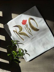 T-SHIRT DTF FARM RIO FLOR - BRANCO