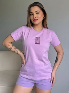 T-SHIRT COLCCI SPORT C/GLITTER - ROXO POESIA