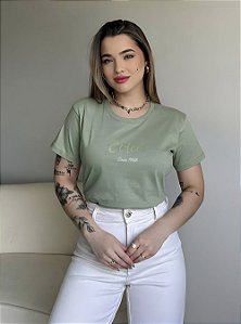 T-SHIRT COLCCI SINCE 1986 - VERDE OLIVA