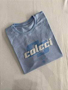 T-SHIRT COLCCI NEVER LET NOISE - AZUL CÉU