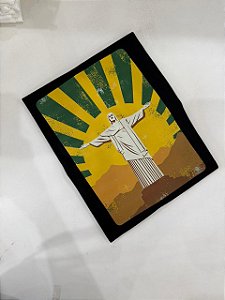 T-SHIRT DTF CRISTO REDENTOR - PRETO