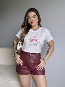 T-SHIRT DTF GOOD VIBES ONLY - OFF WHITE