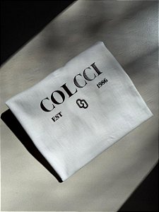 T-SHIRT COLCCI EST 1986 ALTO RELEVO - OFF WHITE