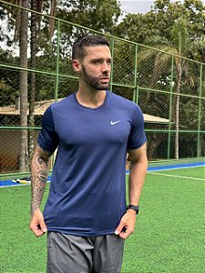 CAMISETA MASCULINA DRY FIT DTF NIKE - AZUL MARINHO