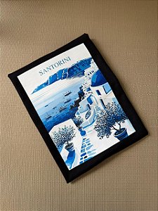 T-SHIRT DTF SANTORINI - PRETO