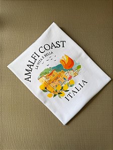 T-SHIRT DTF AMALFI COAST - BRANCO
