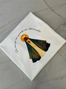 T-SHIRT DTF ELA ORA POR NÓS -  OFF WHITE