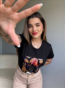 T-SHIRT DTF FARM COLORIDA - PRETO