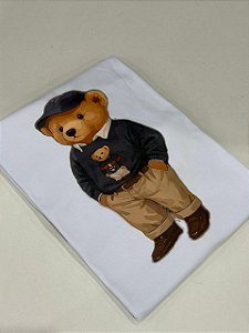 T-SHIRT DTF URSO SOCIAL - BRANCO