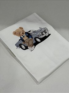 T-SHIRT DTF URSO CONVERSIVEL - OFF WHITE