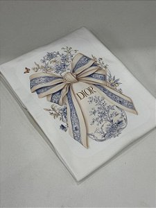 T-SHIRT DTF DIOR LAÇO - OFF WHITE