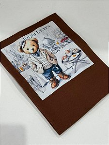 T-SHIRT DTF RALPH LAUREN - MARROM