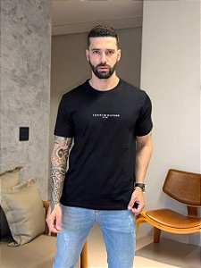 CAMISETA MASCULINA TOMMY - PRETO