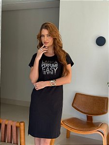 VESTIDO DRESS LANÇA PERFUME EASY - PRETO