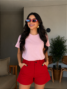 T-SHIRT LISA - ROSA CLARO