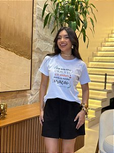 T-SHIRT DTF POR ESTE FILHO ORAVA EU - BRANCO